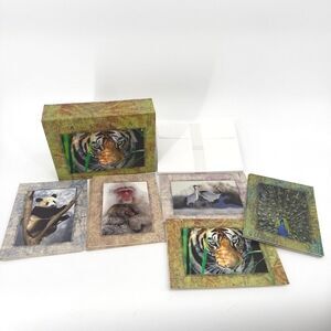 Natural History Asia Blank Notecards Stationary SET of 16 Cards & Envelopes